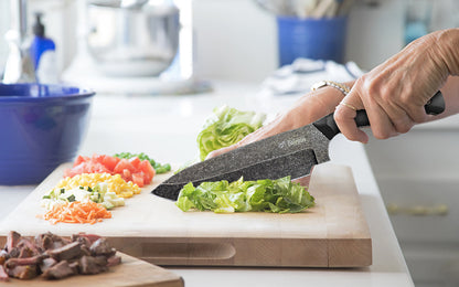 Hearthfire Chef Knife Stonewash Blade Finish (Pre-Order)