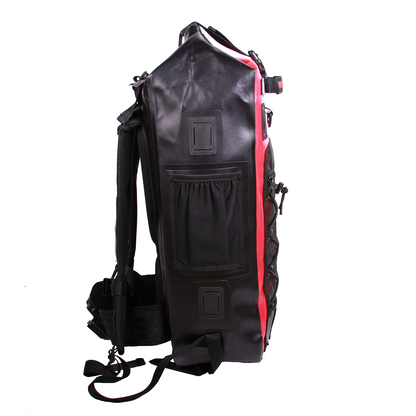 KODIAK Red &amp; Black 40-Liter TPU Extreme Weather Waterproof Backpack