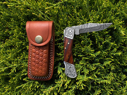 POCKET KNIFE WALNUT WOOD 6.5&