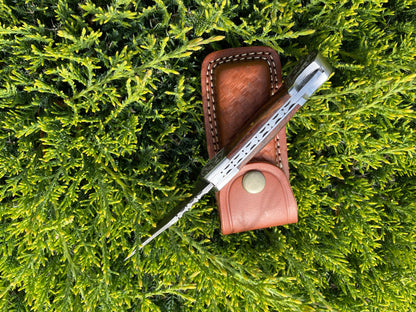 POCKET KNIFE WALNUT WOOD 6.5&