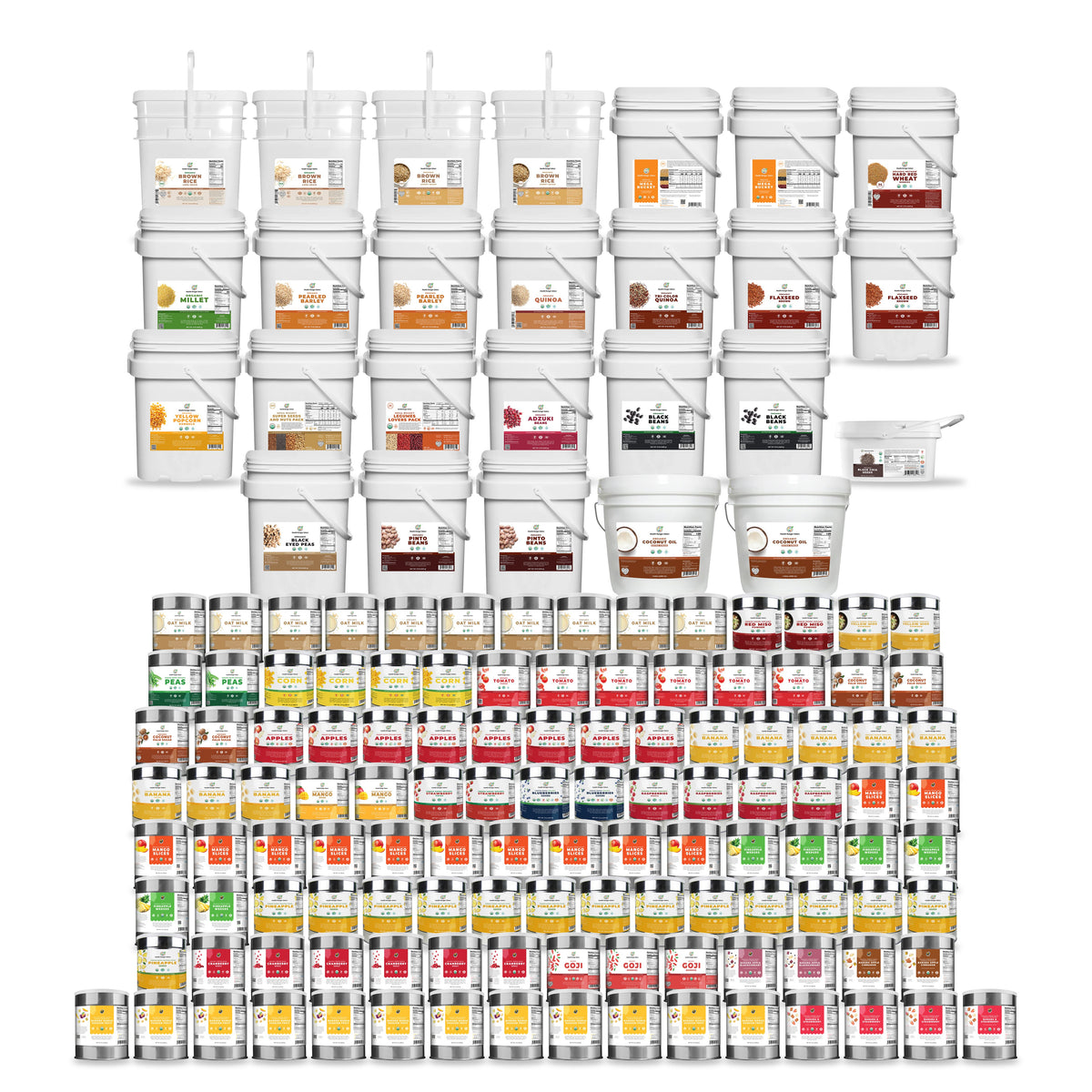 Kit 1: 12-Month Food Storage - Plant-Powered Vegan Kit