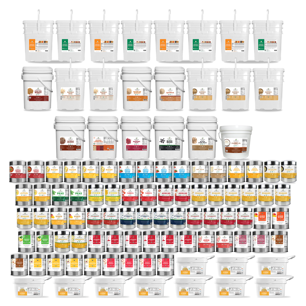 Kit 2: 12-Month Food Storage - Complete Variety Kit