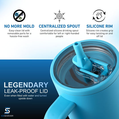 Ice Shaker Legend Series Stainless Steel Shaker Bottles