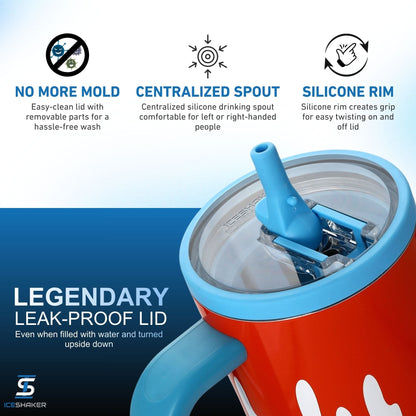 Ice Shaker Legend Series Stainless Steel Shaker Bottles