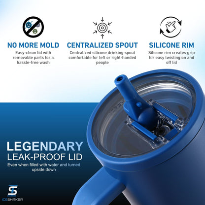 Ice Shaker Legend Series Stainless Steel Shaker Bottles