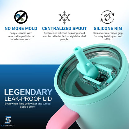 Ice Shaker Legend Series Stainless Steel Shaker Bottles