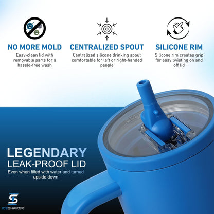 Ice Shaker Legend Series Stainless Steel Shaker Bottles