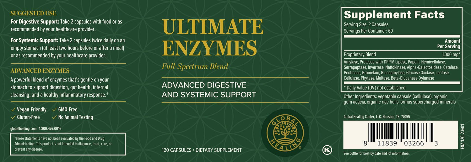 Ultimate Enzymes 120 Capsules