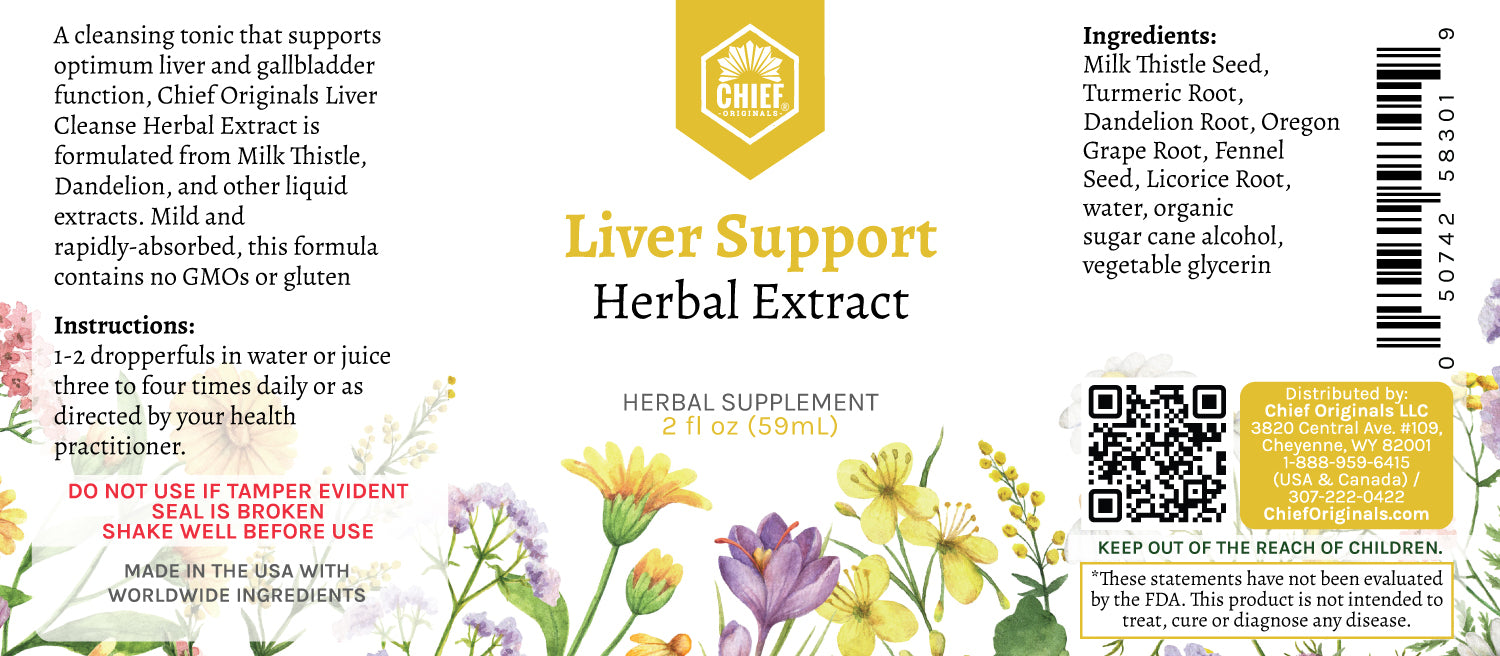 Liver Support Herbal Extract 2fl oz (60ml)