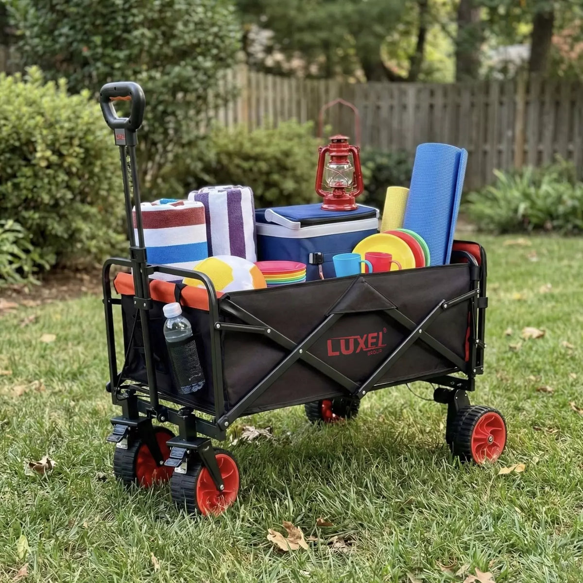 Compact Electric Camping Cart – Dual Motor &amp; Foldable Design
