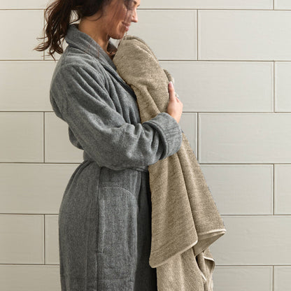 Bamboo Cotton Bath Sheet / Beach Towel - Sand