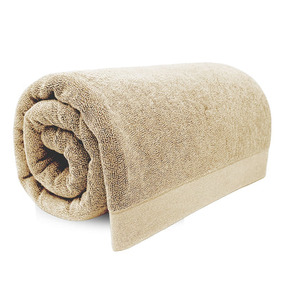 Bamboo Cotton Bath Sheet / Beach Towel - Sand