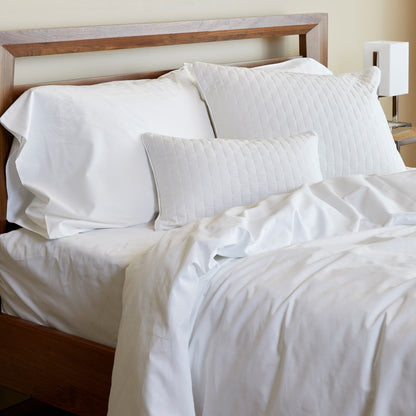 Bamboo Cotton Duvet Cover - Snow