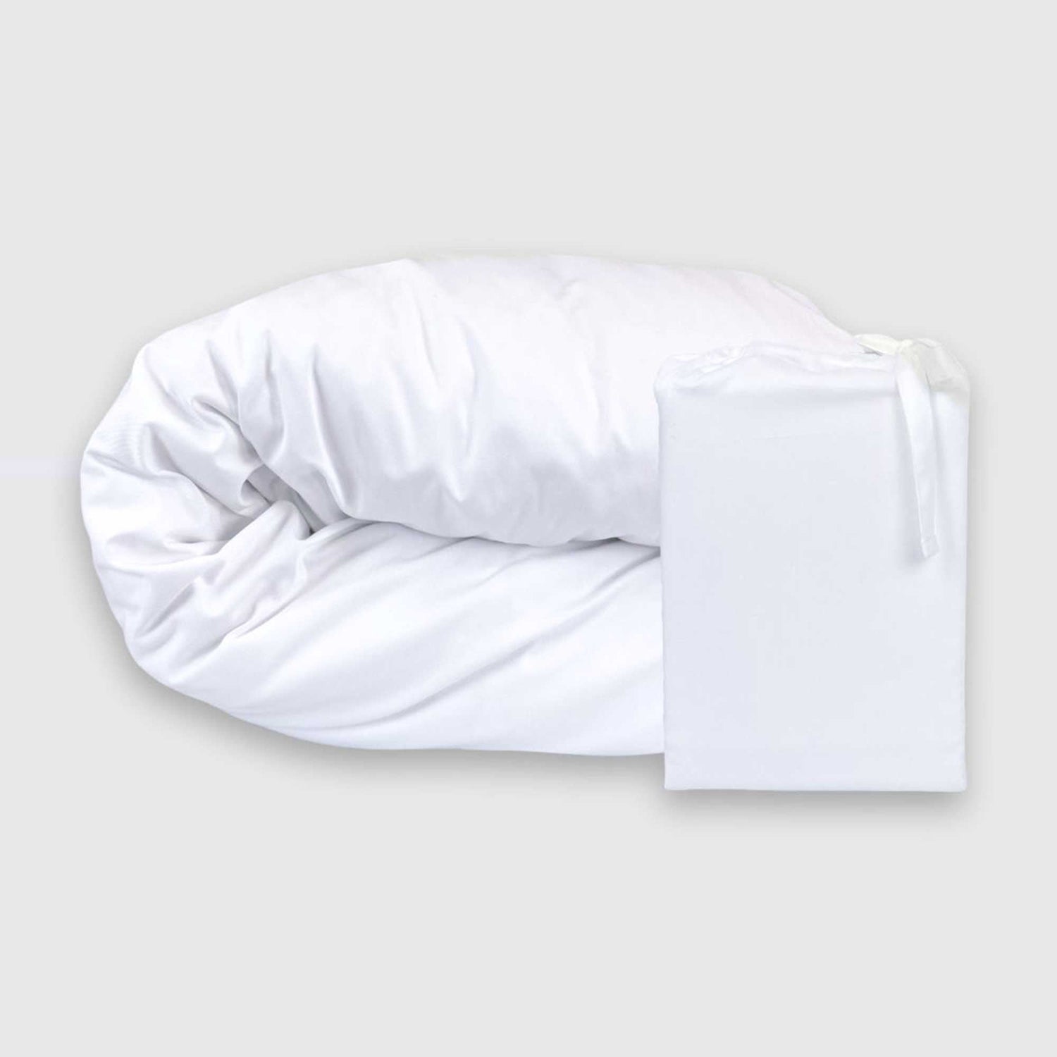 Bamboo Cotton Duvet Cover - Snow