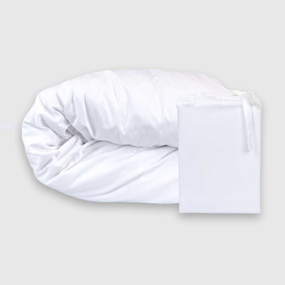 Bamboo Cotton Duvet Cover - Snow