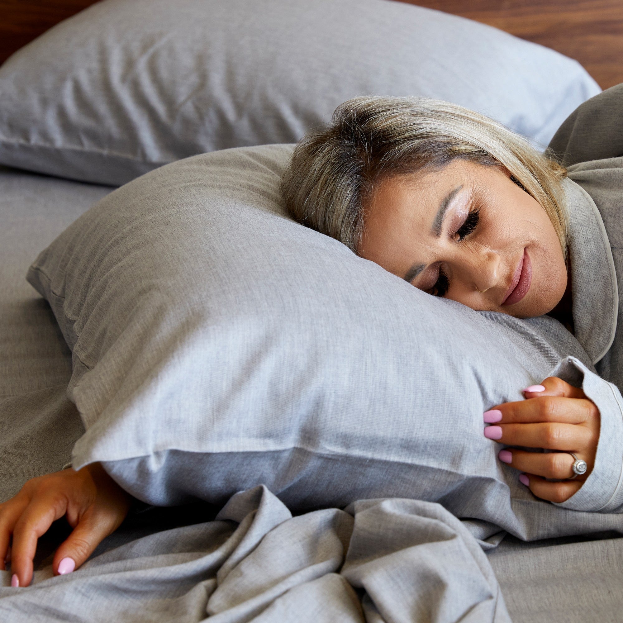 Bamboo Cotton Pillowcases - Silver