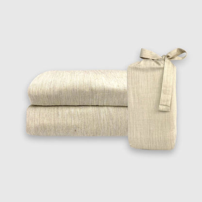 Bamboo Cotton Pillowcases - Sand