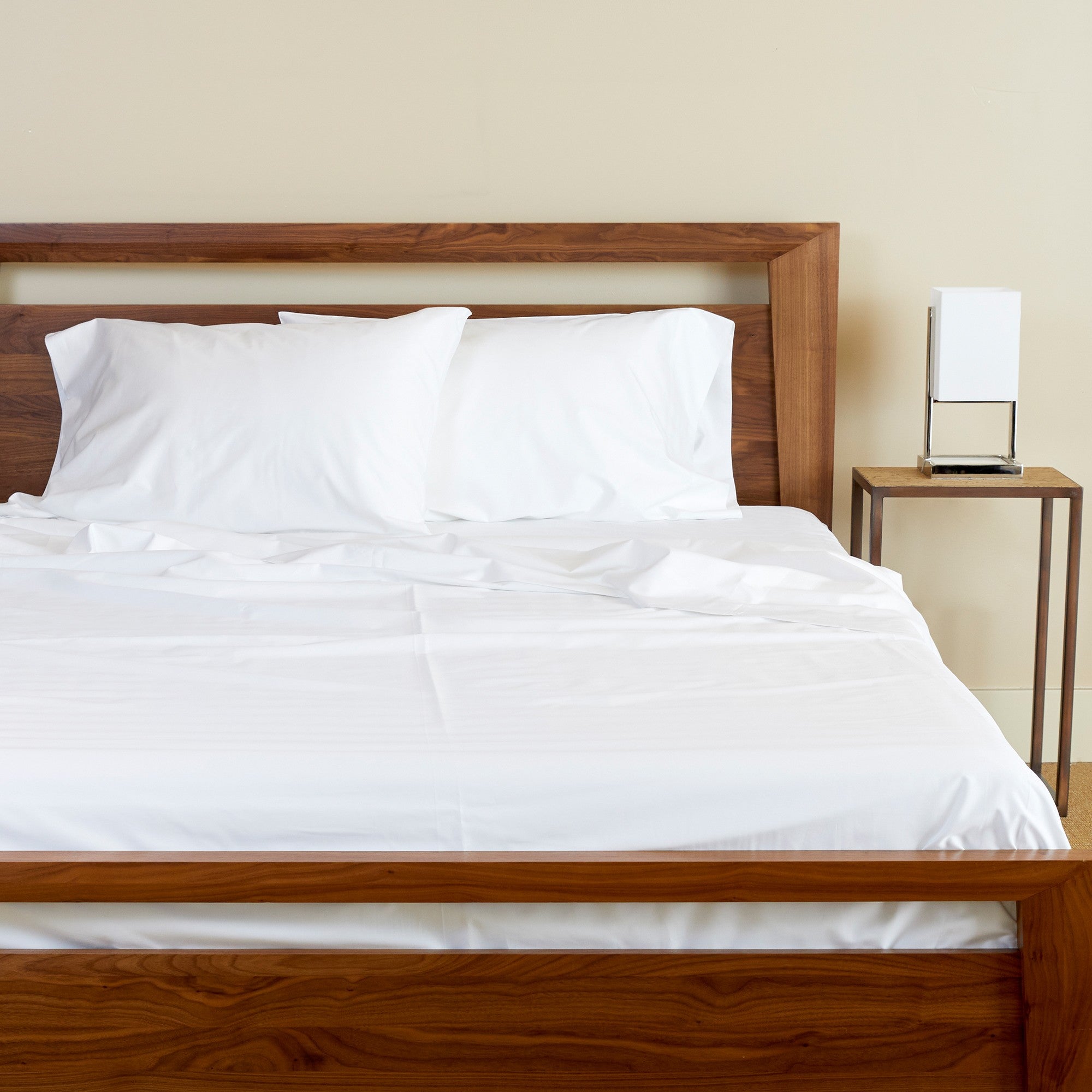 Bamboo Cotton Pillowcases - Snow