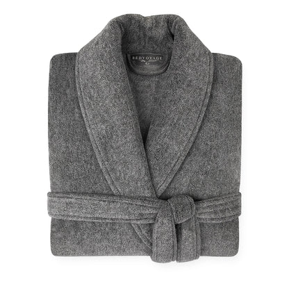 Bamboo Cotton Bath Robe  - Charcoal