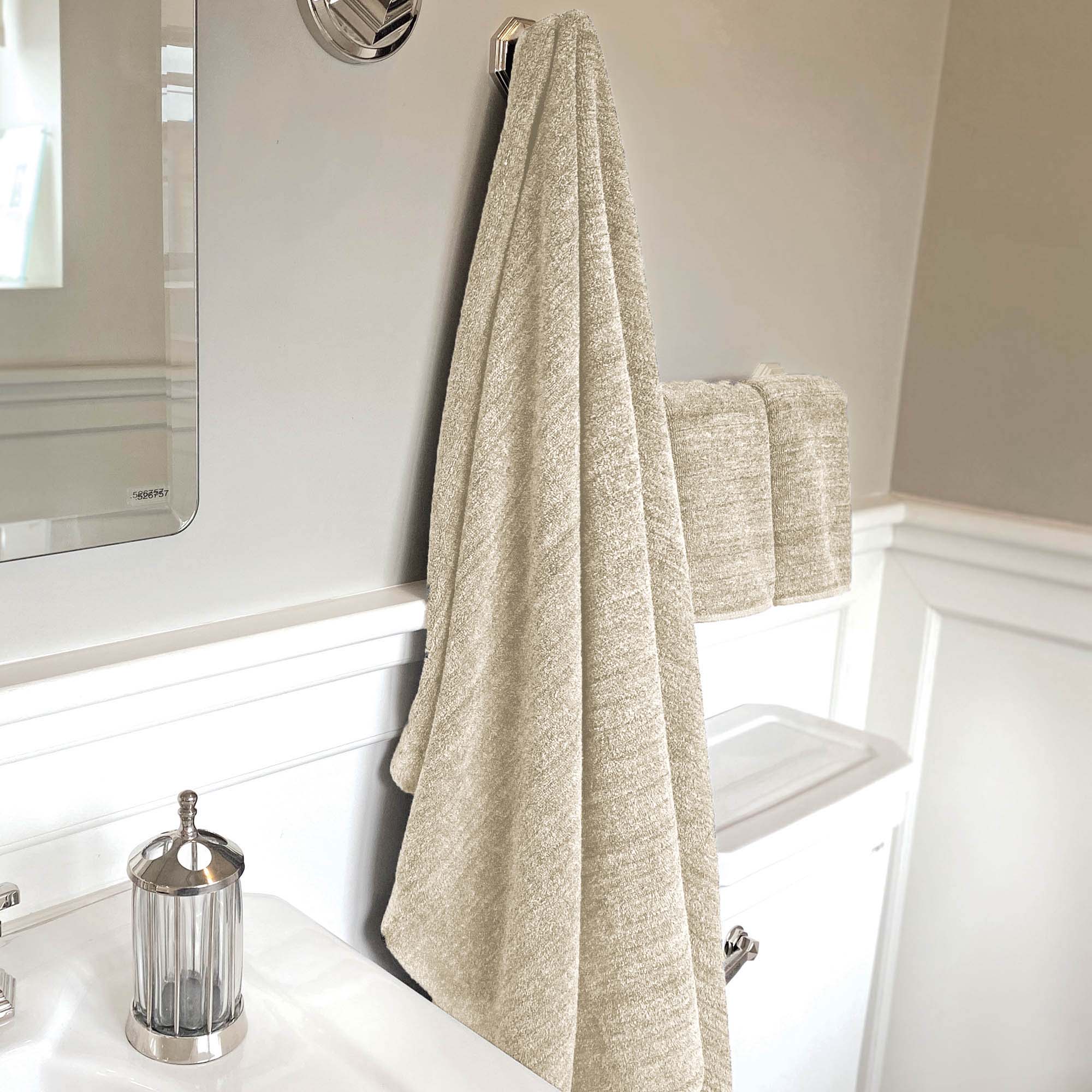 Bamboo Cotton Bath Sheet 3 Piece Set - Sand