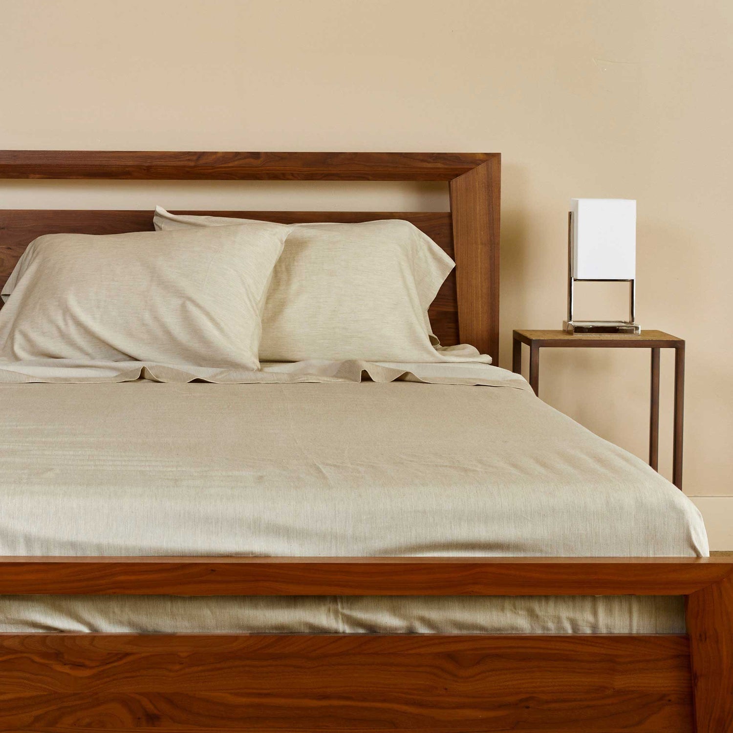 Bamboo Cotton Pillowcases - Sand