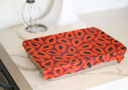 Beeswax Wrap Bulk Roll - Purple Papaya Print