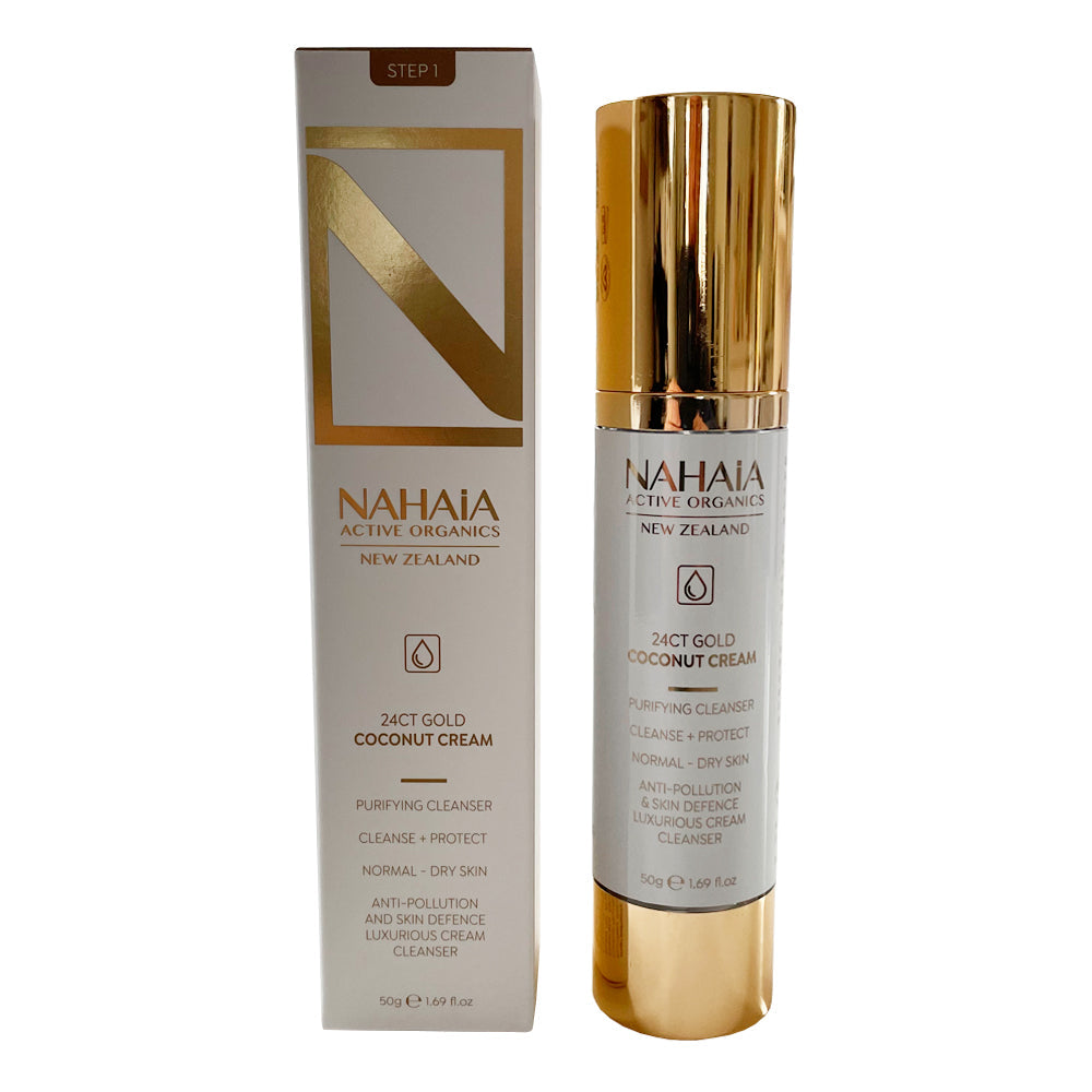 24CT GOLD COCONUT CREAM PURIFYING CLEANSER