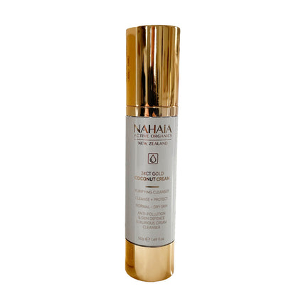 24CT GOLD COCONUT CREAM PURIFYING CLEANSER