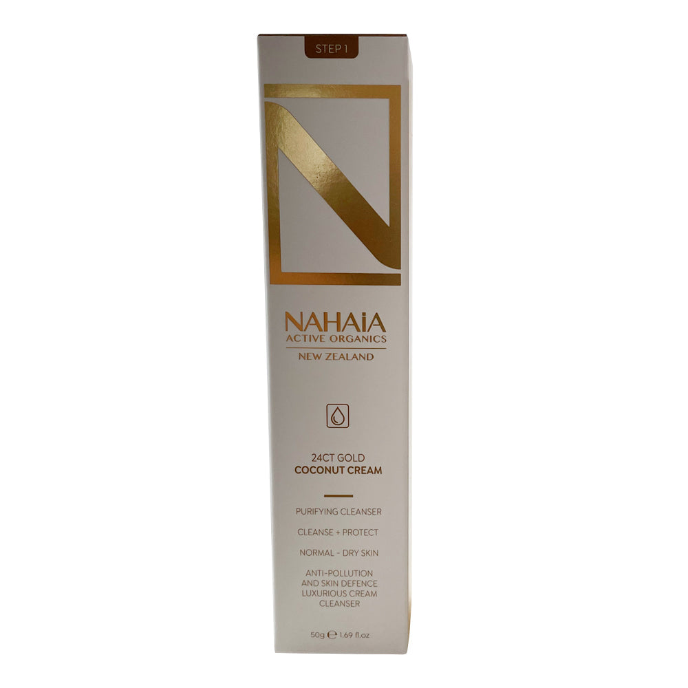 24CT GOLD COCONUT CREAM PURIFYING CLEANSER
