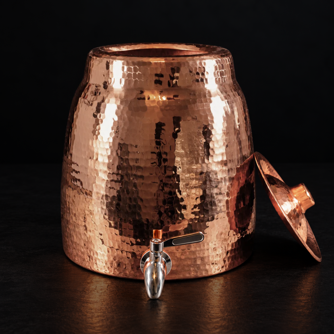 Niagara Copper Water Dispenser with Lid
