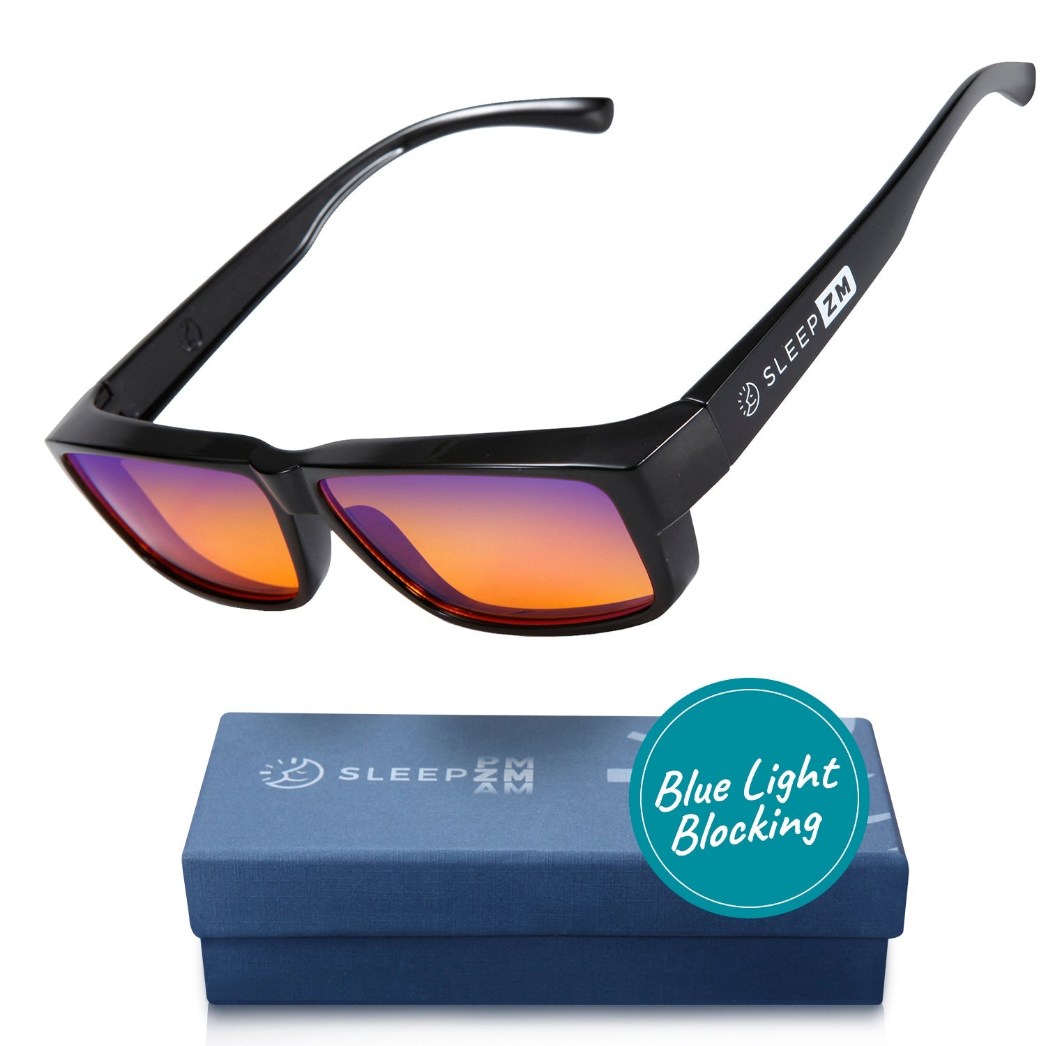 Night-time Fit Over Blue Blocking Glasses - Black