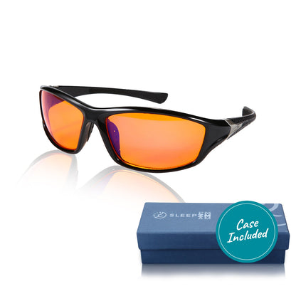 Night-time MaxProtect Blue Light Blocking Glasses - Black