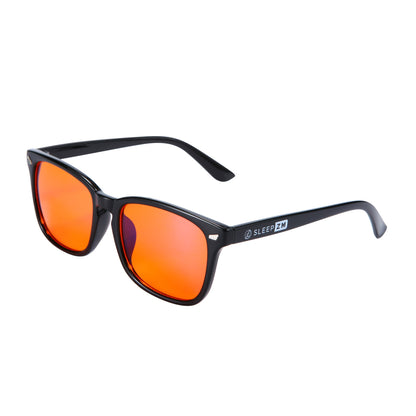 Night-time Wayfarer Blue Light Blocking Glasses - Black