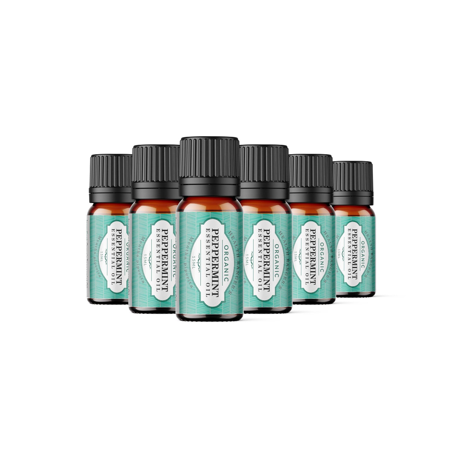 Organic Peppermint Essential Oil 0.5oz (15ml) (6-Pack)