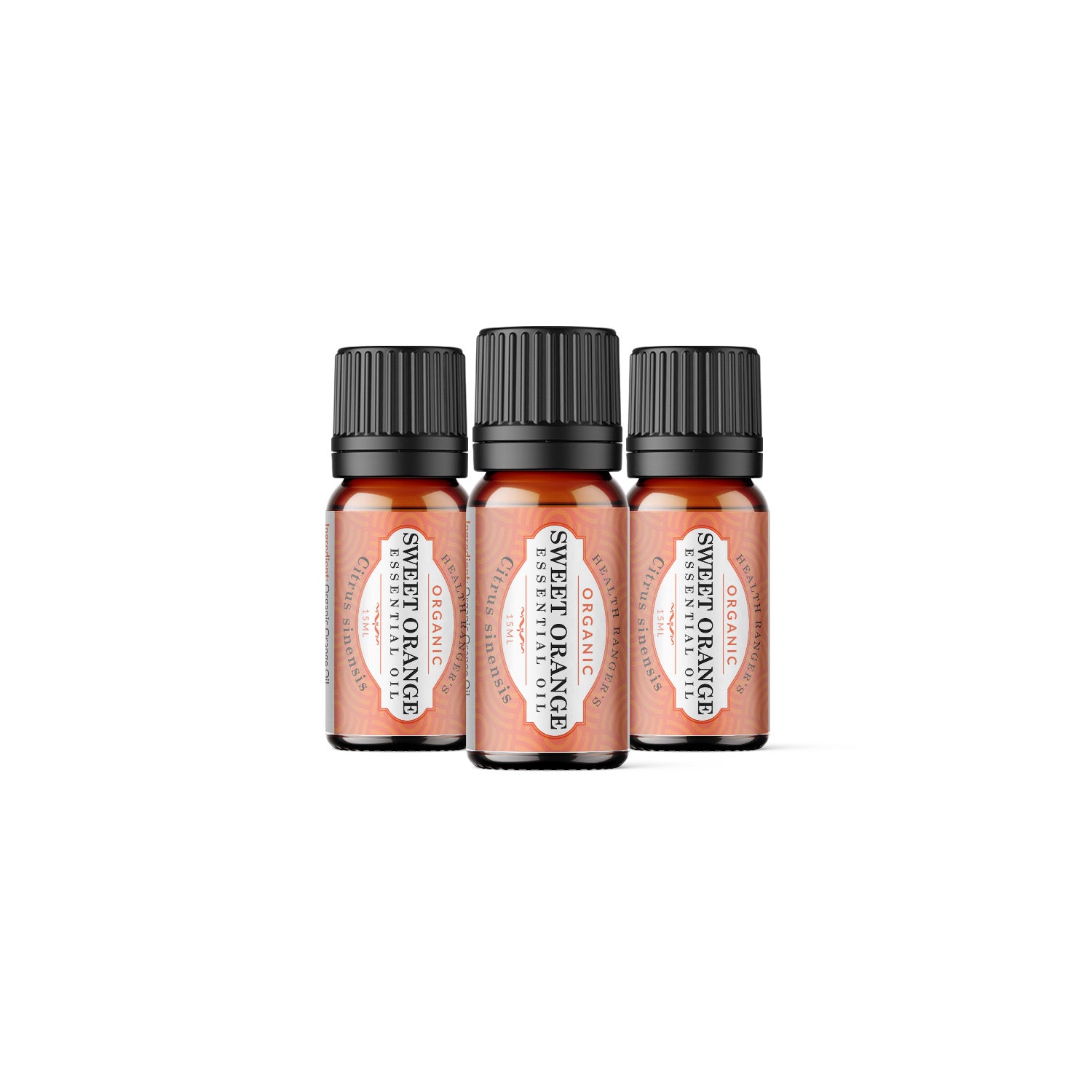 Organic Sweet Orange Essential Oil 0.5oz (15ml) (3-Pack)