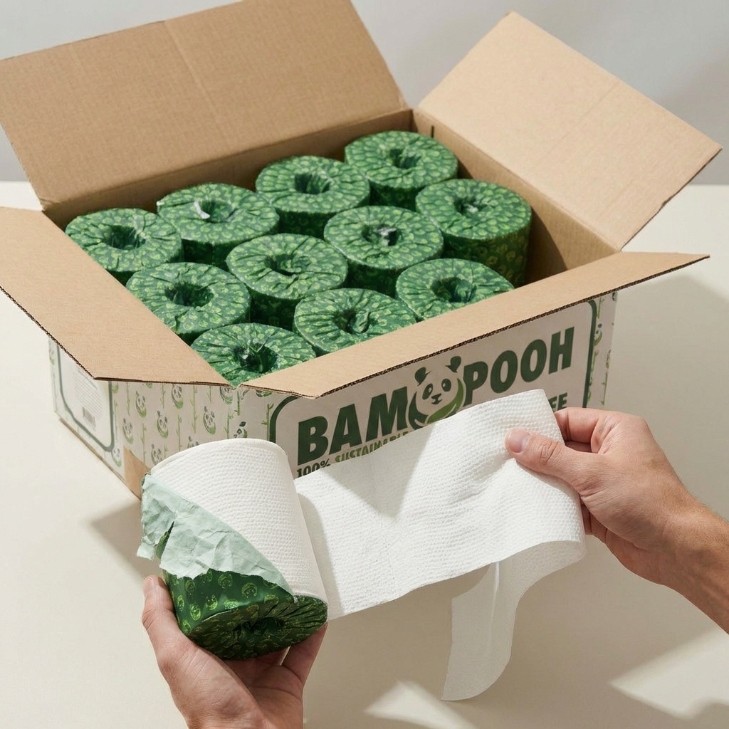 Organic 3-Ply Bamboo Toilet Paper