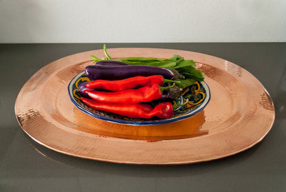 Copper Thessaly Oval Platter