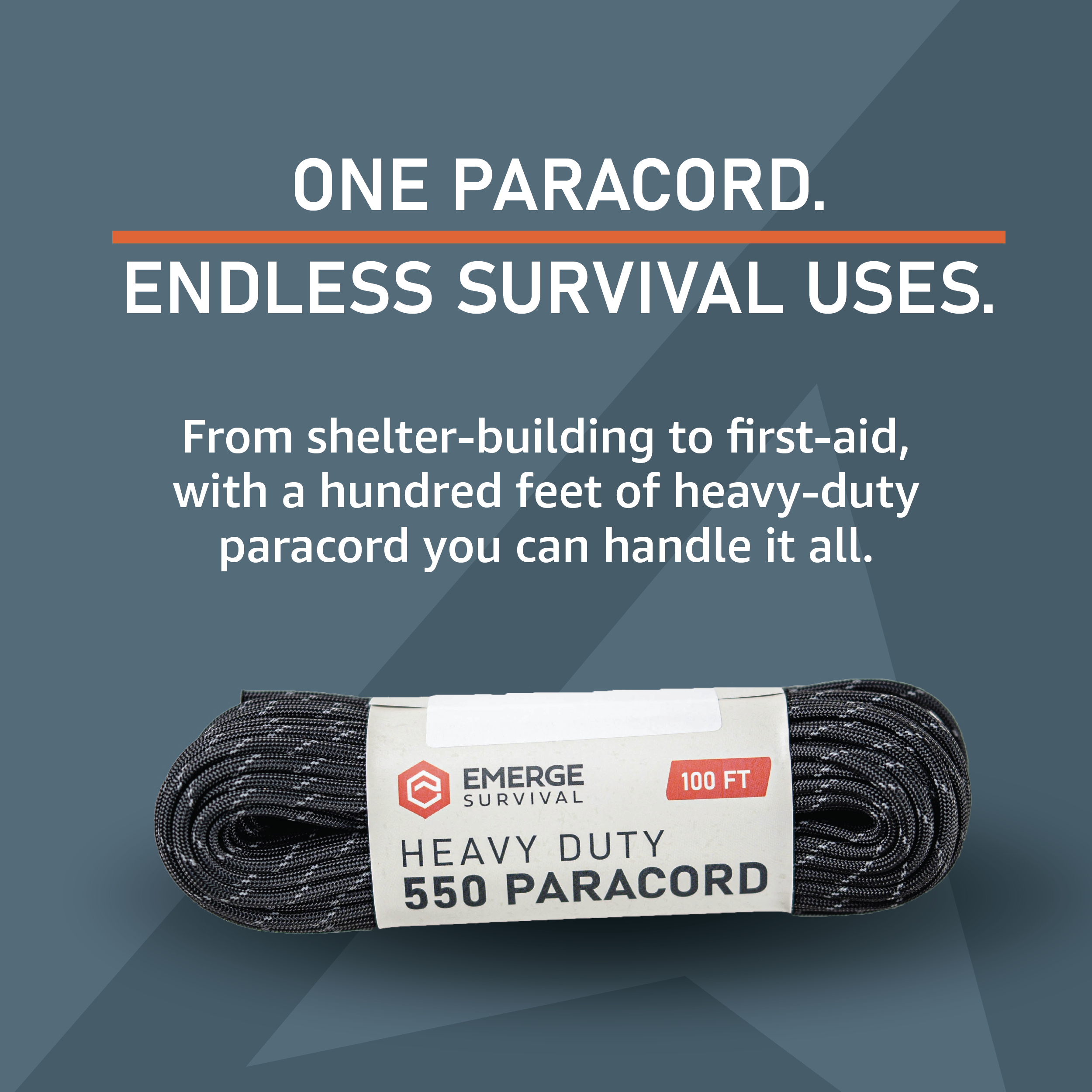 Heavy Duty Paracord - 100ft.