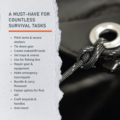 Heavy Duty Paracord - 100ft.