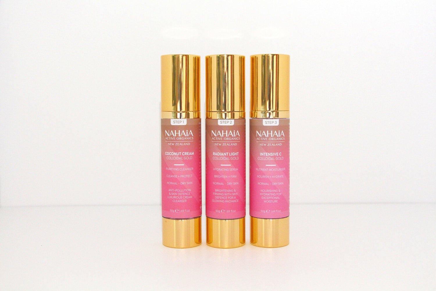 PREMIUM 3 pack - Bundle 2  Coconut Cream, Radiant Light, Intensive C