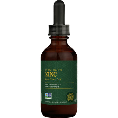 USDA Organic Liquid Plant Based Zinc  2 fl oz (59.2 ml)