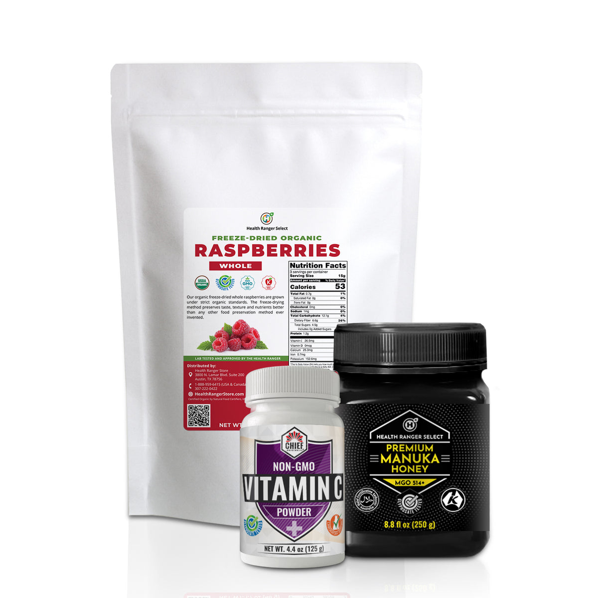 Raspberry Vitamin C Gummies Kit — Health Ranger Store