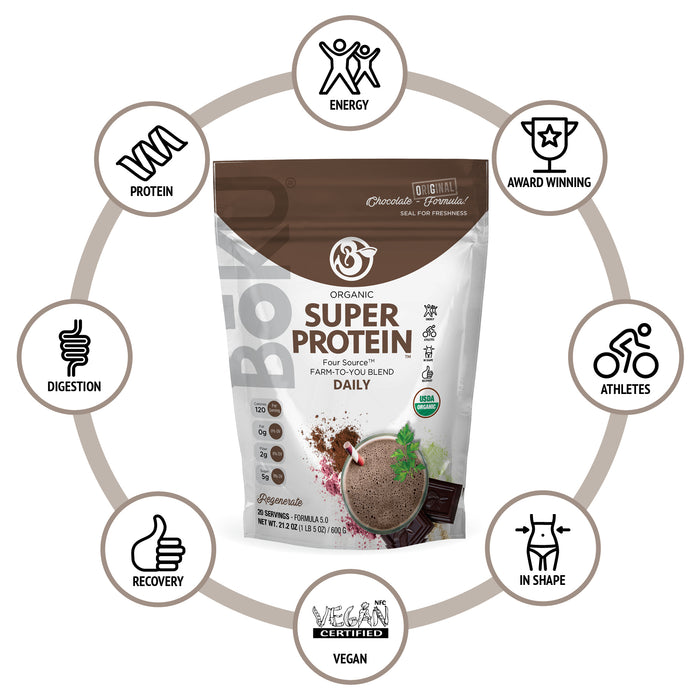 Organic Super Protein - Chocolate 21.2 oz (600 g)