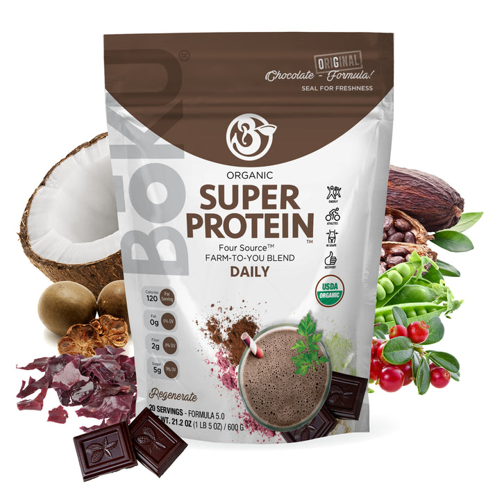 Organic Super Protein - Chocolate 21.2 oz (600 g)