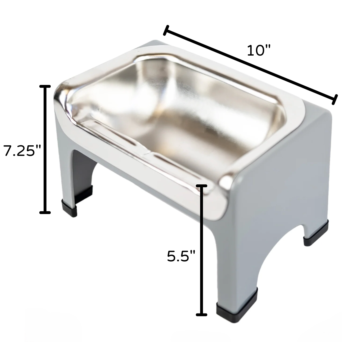 Fluff Trough Stainless Steel Set
