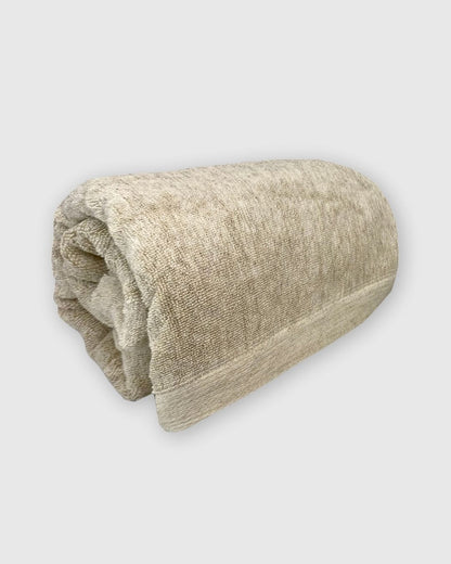 Bamboo Cotton Bath Sheet / Beach Towel - Sand