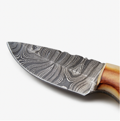 Damascus Blaze Neck Knife - Titan TD-200