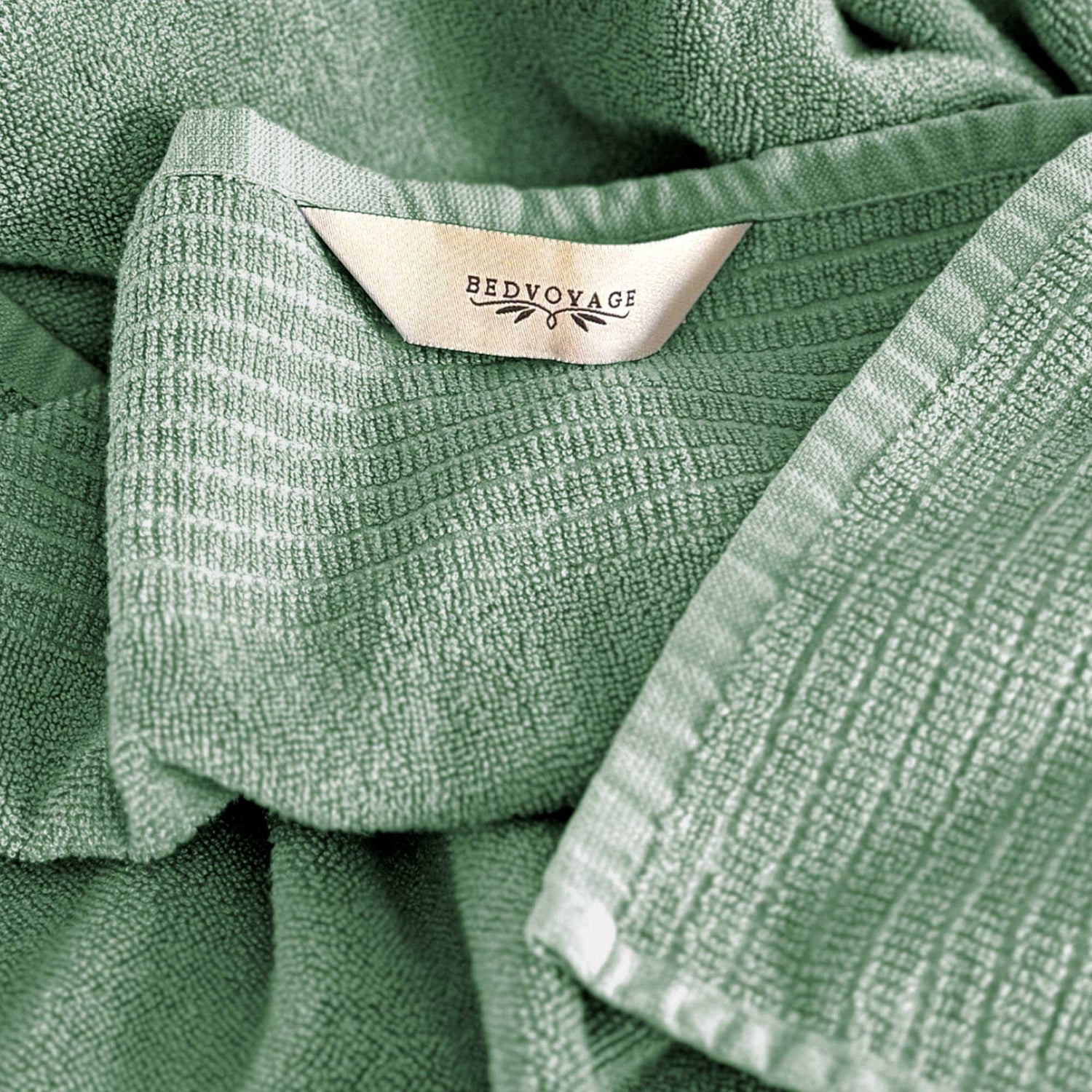 Bamboo 6 Piece Spa Towel Set – Seaglass