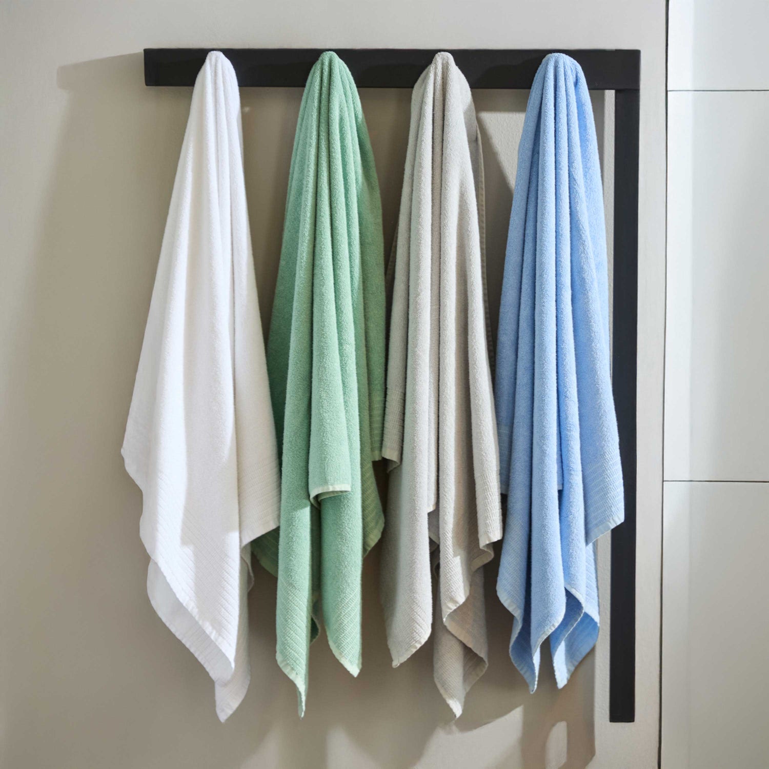 Bamboo 6 Piece Spa Towel Set – Stone