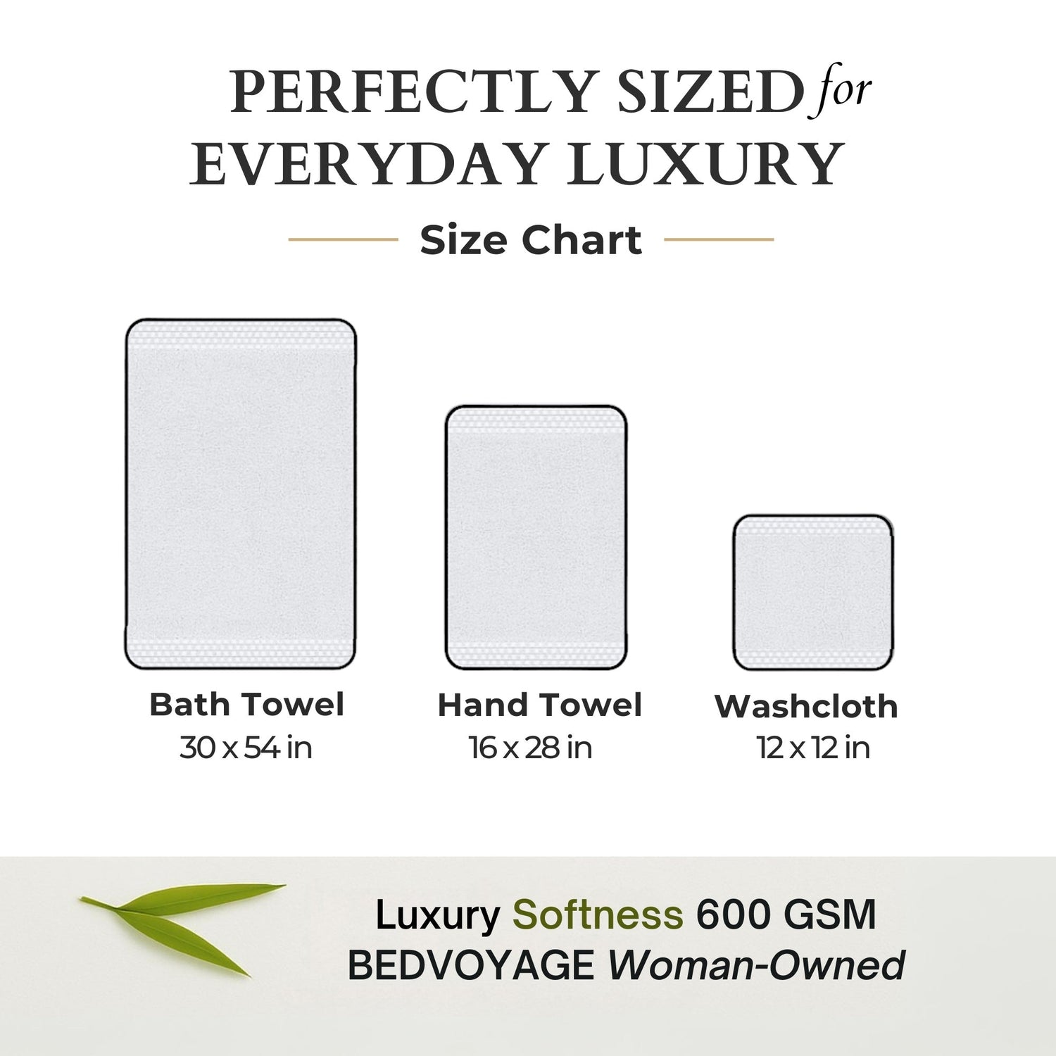 Bamboo 6 Piece Spa Towel Set – Cloud